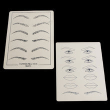 2 sheets Excellent Permanent Makeup Eyebrow lips Tattoo Practice Skin Training Skin Set For Beginners SM6