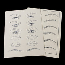 2 sheets Excellent Permanent Makeup Eyebrow lips Tattoo Practice Skin Training Skin Set For Beginners SM6