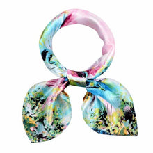 20 Colors  OL Lady Scarf Square Scarf Satin 60cm*60cm Women Fashion Print Office Ladies Scarves handkerchief Female #1201 SM6