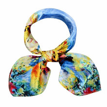 20 Colors  OL Lady Scarf Square Scarf Satin 60cm*60cm Women Fashion Print Office Ladies Scarves handkerchief Female #1201 SM6