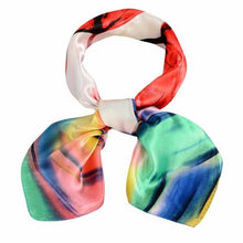 20 Colors  OL Lady Scarf Square Scarf Satin 60cm*60cm Women Fashion Print Office Ladies Scarves handkerchief Female #1201 SM6