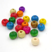 200Pcs Natural Wood Dye R om Wooden Rondelle Spacer Loose Beads 6 10 14MM Pick Size For Jewelry Necklace Bracelet Making SM6