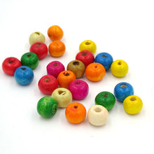 200Pcs Natural Wood Dye R om Wooden Rondelle Spacer Loose Beads 6 10 14MM Pick Size For Jewelry Necklace Bracelet Making SM6