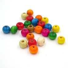 200Pcs Natural Wood Dye R om Wooden Rondelle Spacer Loose Beads 6 10 14MM Pick Size For Jewelry Necklace Bracelet Making SM6