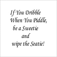Characters "If You Dribble" PVC Removable Wall Decor Bathroom Wall Stickers SM6