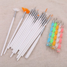 20Pcs Nail Art Design Painting Dotting Detailing Pen Brushes Bundle Tool Kit Set with Case SM6