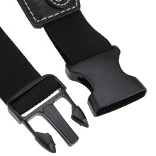 Black Hairdressing Tool Bag with Soft Leather Essential Professional Stylists Hair Scissors Waist Pack SM6