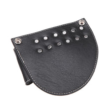 Black Hairdressing Tool Bag with Soft Leather Essential Professional Stylists Hair Scissors Waist Pack SM6