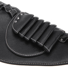 Black Hairdressing Tool Bag with Soft Leather Essential Professional Stylists Hair Scissors Waist Pack SM6