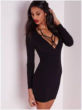Black Pencil Sexy Dress Bodycon Party Night Tight Dresses Short Zipper Back Tight Sexy Club Mini Dress Slim SM6
