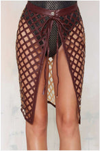 Short Pu Leather Skirt High Waist Sexy Mini Skirt Cage Hollow Out Wine Red Faux Leather Skirt Leatherette SM6