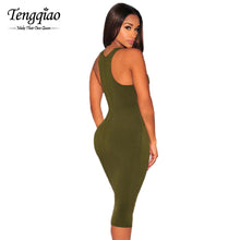 Skin One Piece Bandage Bodycon Dress Casual Pencil Maxi Dress Elegant Sleeveless Formal Party Long Dress SM6