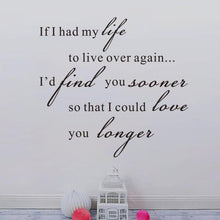 characters "If I Had" Living Room Bedroom Background Wall Stickers Waterproof Removable sticker home decor decoration SM6