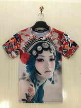 3D Print Men's T-shirt Summer Short Sleeve Men T Shirt Fashion Creative Chinese Opera Character Print Male Top Tees 71177 SM6