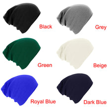 And Men Women Plain Beanie Knitted Hat Warm Cap Solid Color Hip-pop Slouchy Skull Hat SM6