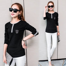 Autumn New Women Long Sleeve Casual Blouse Fashion O-neck Print Shirt Tops Female Slim Shirts With Zipper 71638 SM6