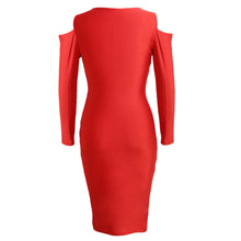 Off The Shoulder Women Bodycon Dress Front Zip Opening Long Sleeve Fancy Party Dress Club Wear BlackRoyal BlueRed SM6
