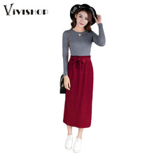 Women Skirts High Waist Pleated Long Skirt Ladies Casual Beach Maxi Skirts Saia Faldas With Belt SM6