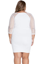 Sexy White Plus Size Maxi Dresses Big Size Dress Clothing Club Midi Dress Plus Size SM6