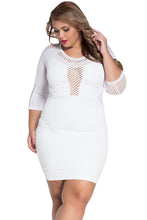 Sexy White Plus Size Maxi Dresses Big Size Dress Clothing Club Midi Dress Plus Size SM6