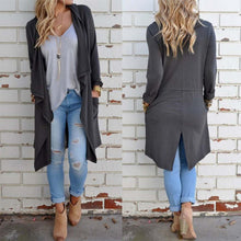 Women Long Sleeve Knitted Cardigan Loose Sweater Outwear Jacket Coat Sweater Tops Trench SM6