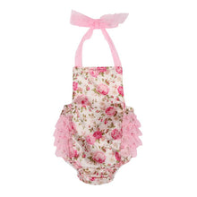 Baby Toddler Girls Halter Tutu Lace Ruffles Backless Romper Birthday Dress Jumpsuit LY5 SM6