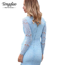 Back Zipper  Sexy Mini Dresses Tight Deep V Neck Lace Long Sleeve Dress Party Night Club Short Long Sleeve Sexy Dress SM6