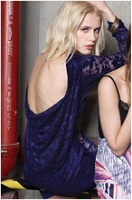 Backless Short Black Lace Long Sleeve Dress Skin Tight Black Mini Dress Hollow Out  Tight Dresses Long Sleeves SM6