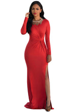 Black Long Sleeve Solid Dress Elegant Long Dress Party Evening Floor Length Long Sleeve Maxi Dress SM6