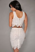 Black Red White Vest Dress  2 piece sexy bodycon club dress set Two Piece mini Lace Dress outfits 21141 SM6