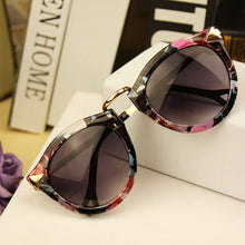 Brand Designer Trend Leopard Sunglasses For Women Men Round Retro Sun Glasses SM6