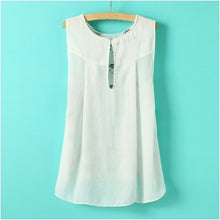 Brand New Chiffon Blouse Animal Print Shirt Casual O-Neck Sleeveless Shirts Plus Size Hot  Tops 9068 SM6