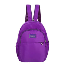 Women's Small Backpack Girls Solid Color Zipper Bolsa Feminina Casual Student Mini Schoolbag Travel Bag SM6