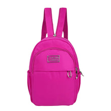 Women's Small Backpack Girls Solid Color Zipper Bolsa Feminina Casual Student Mini Schoolbag Travel Bag SM6
