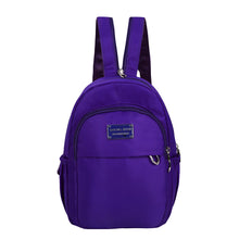 Women's Small Backpack Girls Solid Color Zipper Bolsa Feminina Casual Student Mini Schoolbag Travel Bag SM6