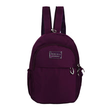 Women's Small Backpack Girls Solid Color Zipper Bolsa Feminina Casual Student Mini Schoolbag Travel Bag SM6