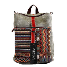 Vintage Women Embroidery Canvas Backpack Zipper Buckle Strap Front Pocket Students Travel Bags Boho Ethnic Backpack SM6