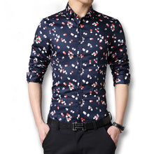 Camisa Masculina Chemise Homme Men Casual Slim Fit Large Size Long Sleeved Turn Down Collar Shirts Hombre SM6