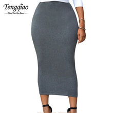 Casual  Long  Skirt Black High Waist Long Tight Maxi Skirts For Maxi Pencil Long Skirt High Waist SM6