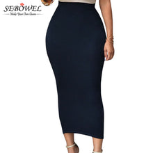 Casual  Long  Skirt Black High Waist Long Tight Maxi Skirts For Maxi Pencil Long Skirt High Waist SM6