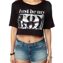 Casual Women T shirts O-neck Cotton Tshirt Female Short Sleeve Plus Size Shine Letter Print Back Hollow Out CropTops 70807 SM6