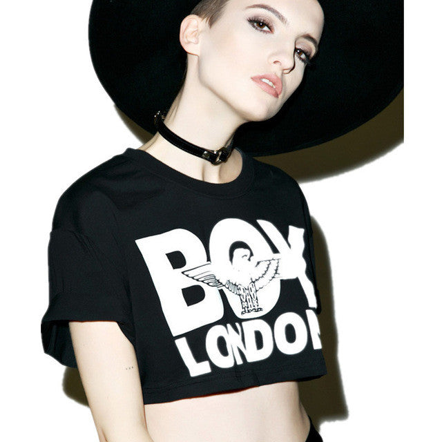 Casual Women T shirts O-neck Tshirt Female Short Sleeve Plus Size Letter Print Crop Tops 70816 SM6