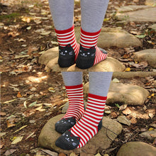 Cat Footprints Cute Cotton Socks Floor meias Women Animals Style Cat Striped Cartoon Sock SM6