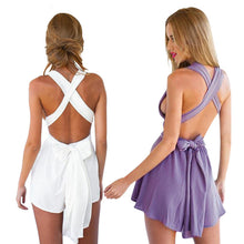 Celebrity Style Women's Overalls Deep V Neck Chiffon Jumpsuits Playsuits Boot Cut Women's Jumpers LY3 SM6