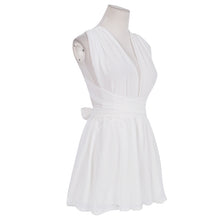 Celebrity Style Women's Overalls Deep V Neck Chiffon Jumpsuits Playsuits Boot Cut Women's Jumpers LY3 SM6