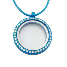 Crystal Living Memory Floating Charms Glass Round Locket Pendant Charm Necklace SM6