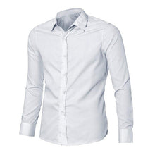 2016 Designer Shirts Long Sleeve Casual Slim Fit Stylish Dress Shirts Kleid Shirts Solid #3546 SM6