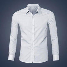 2016 Designer Shirts Long Sleeve Casual Slim Fit Stylish Dress Shirts Kleid Shirts Solid #3546 SM6