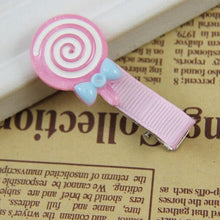 2016 Fashion Acrylic Hairpin Cute Lollipop Hair Clips Baby Girl Hairpins Children Hair Accessories #3546 SM6