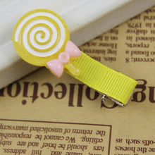 2016 Fashion Acrylic Hairpin Cute Lollipop Hair Clips Baby Girl Hairpins Children Hair Accessories #3546 SM6